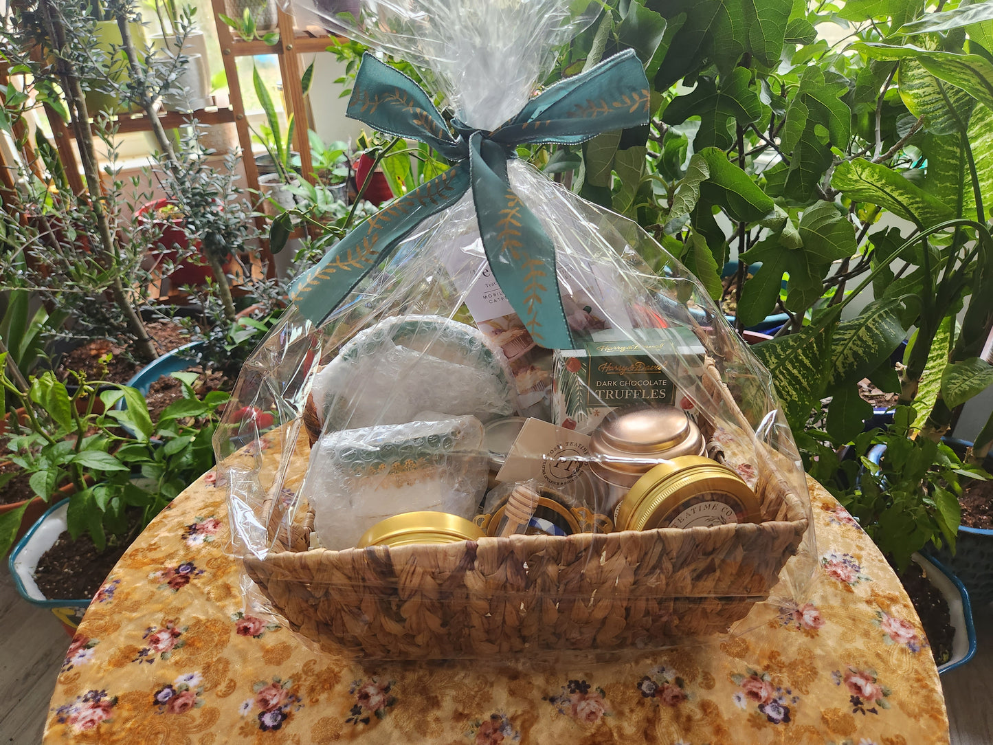 Vintage Teatime Gift Basket